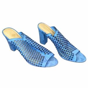 Madden Girl • “Bex” Periwinkle Blue Slide On Mules